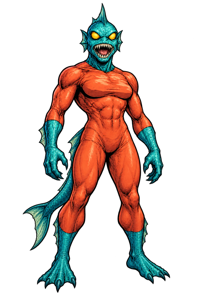 Barracuda character portrait