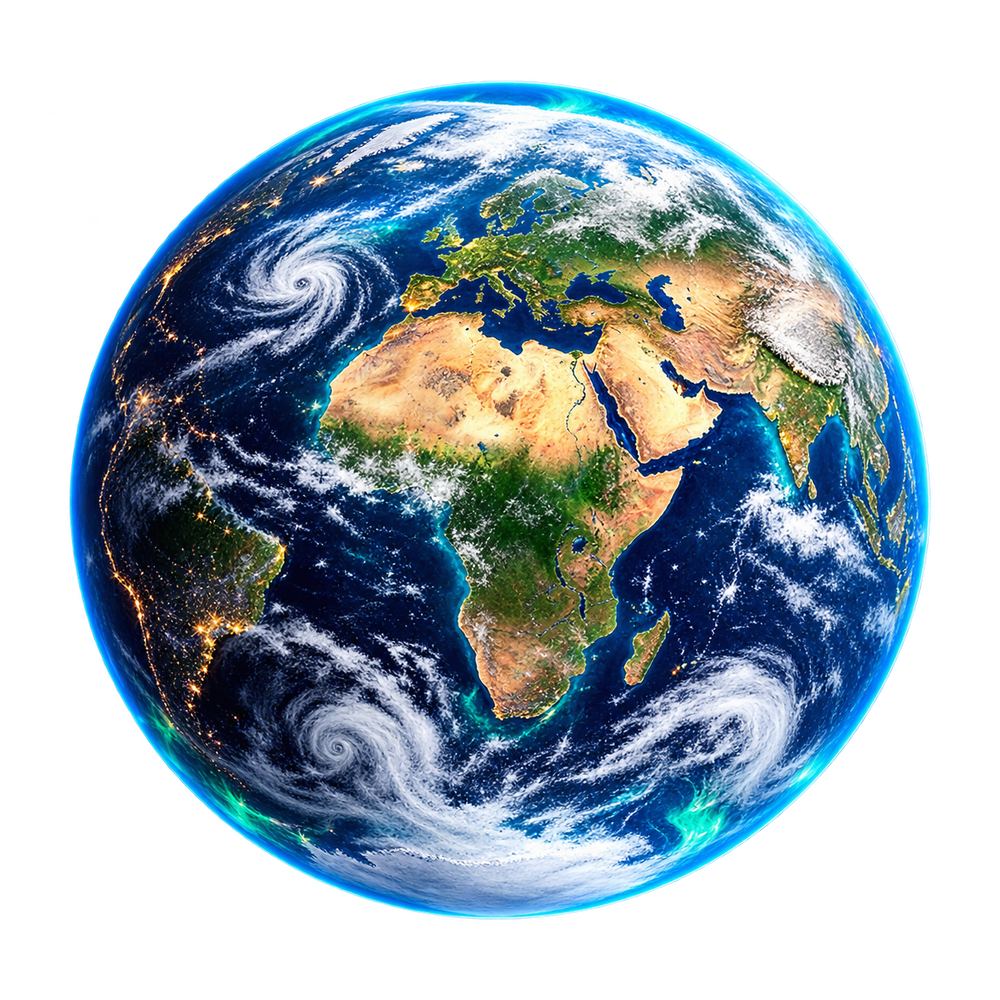 Earth viewed from space