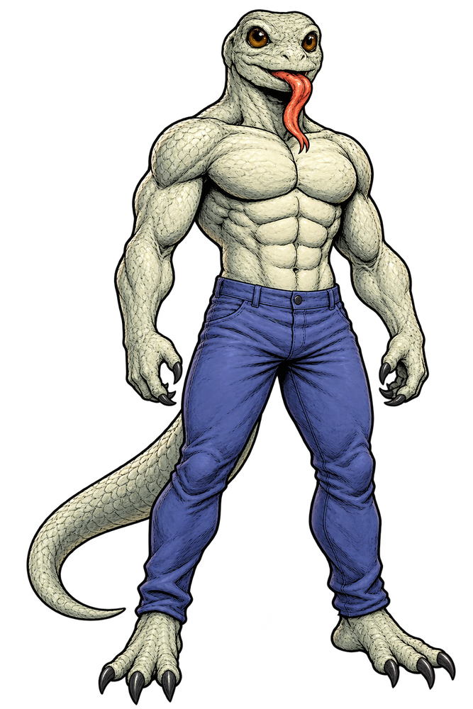 Komodo character portrait