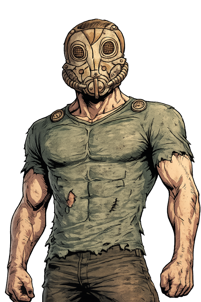 Pandemic character portrait