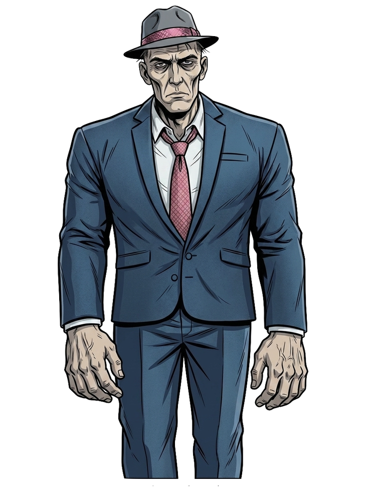 Stretch character portrait