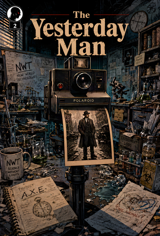 YesterdayMan Issue 2 cover