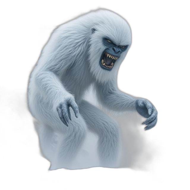 Yeti character portrait